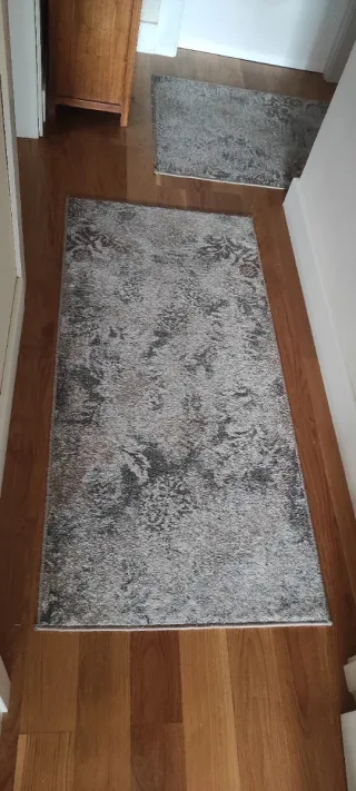 4 Tappeti per Corridoio Beige/Grigio