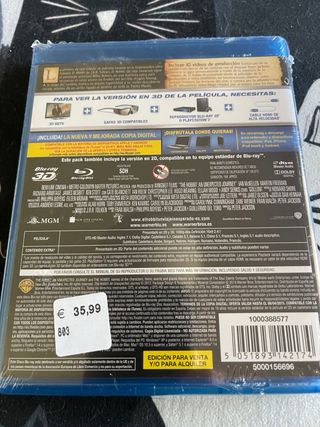 PRECINTADO El Hobbit Un viaje inesperado BR 3D