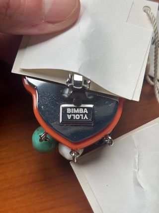 Pendientes Bimba y Lola Naranja Multicolor Nuevos