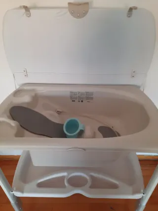 Bañera cambiador para bebé