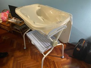Bañera bebé con cambiador