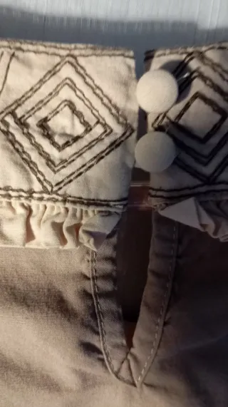 Vestido MHIA Beige/Marrón