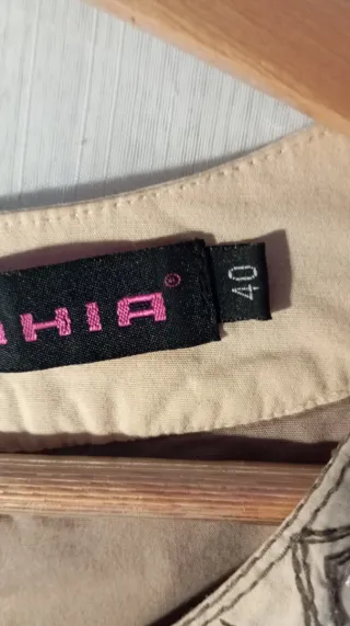 Vestido MHIA Beige/Marrón