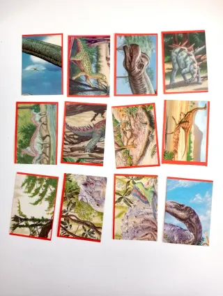 Lote Cromos El Gran Album de los Dinosaurios