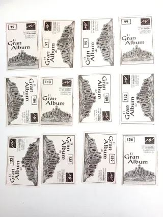 Lote Cromos El Gran Album de los Dinosaurios