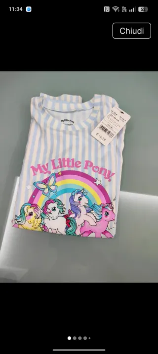 Pigiama My Little Pony 12-13 anni cotone