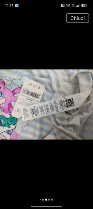 Pigiama My Little Pony 12-13 anni cotone