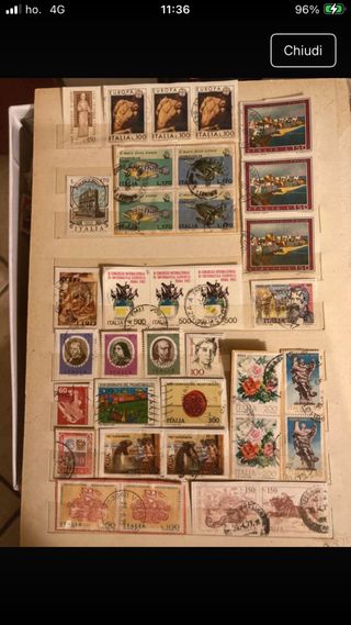 66) Lotto francobolli Italia