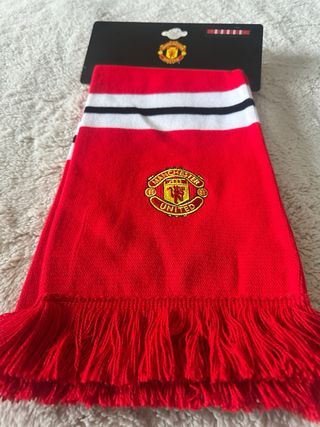 Bufanda Manchester United 1997. Cargador de regalo