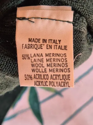 Maglioncino uomo M verde con toppe ai gomiti