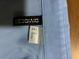 Camisa manga larga azul