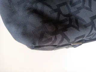 Bolso DKNY vintage negro con hebillas ~ hobo bag