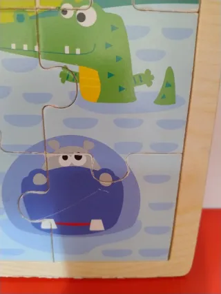 Puzzle Madera Animales Juguettos