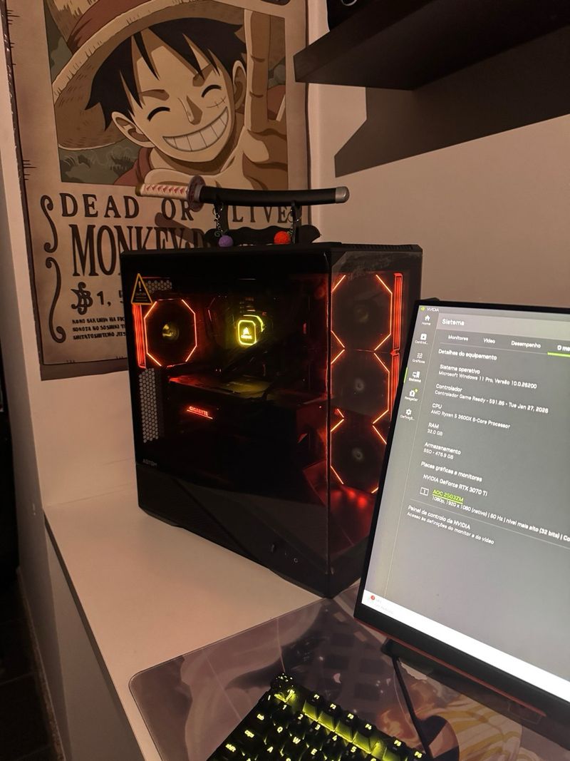 PC Gaming RTX 3070 Ti Ryzen 5 3600x afbeelding 2