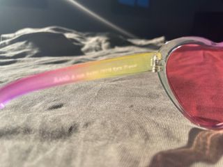 Gafas de sol corazón niña