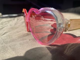Gafas de sol corazón niña