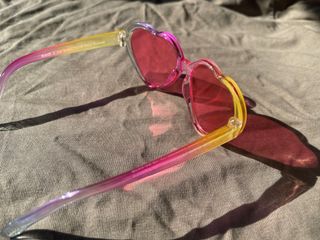 Gafas de sol corazón niña