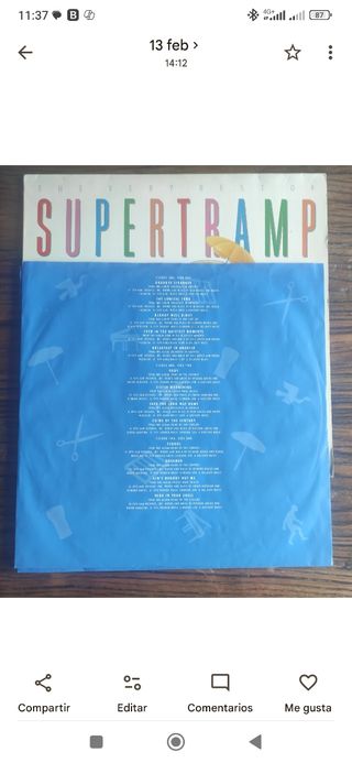 Doble LP The Very BEST of Supertramp