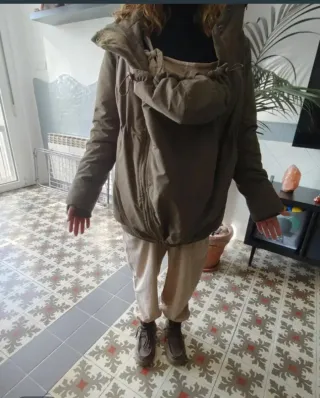 Abrigo premamá y porteo talla M / 38