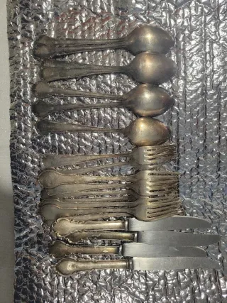 20 Cubiertos Antiguos Set