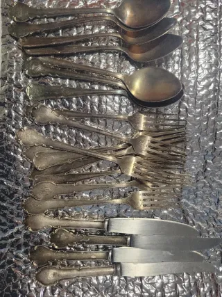 20 Cubiertos Antiguos Set