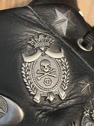 Zapatillas Philipp Plein Negras y Plateadas