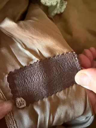 Giacca scamosciata vintage marrone