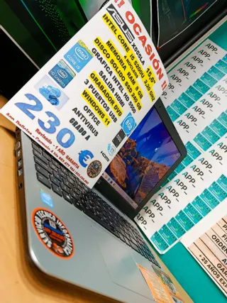 Portátil Asus i5 8GB RAM SSD 240GB