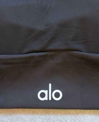 Top Alo Yoga manga larga ballet negro