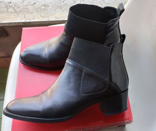 Botines piel negros talla 38