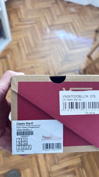 Zapatillas Vans Checkerboard Blancas