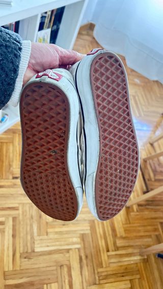 Zapatillas Vans Checkerboard Blancas