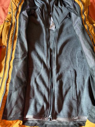 Chaqueta 2 en 1 Quechua Marrón/Gris