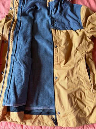 Chaqueta 2 en 1 Quechua Marrón/Gris