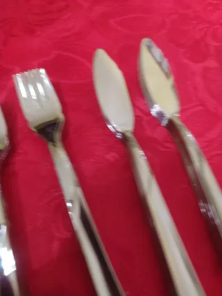 Posate Pesce Acciaio Inox 18/10 Rostfrei n. 24 pz.