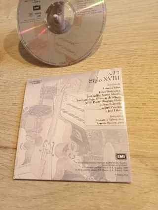 Música Clásica Española Siglo XVIII CD 2