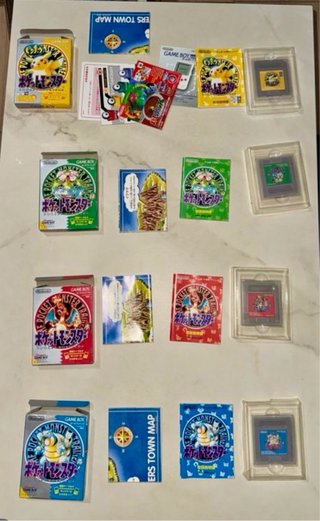 Pokemon Japoneses Completos Game Boy