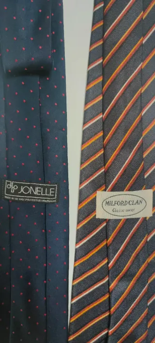 Lote 6 corbatas vintage