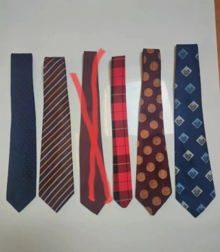 Lote 5 corbatas vintage