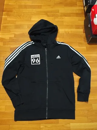 Sudadera Adidas con capucha y cremallera