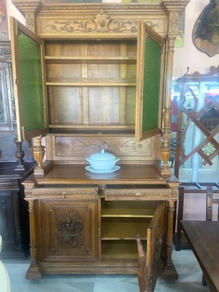 Alacena Antigua Tallada Madera