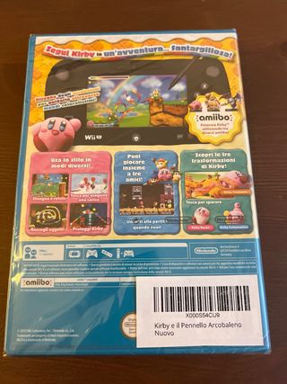 Kirby y el Pincel Arcoriris Wii U precintado ITA
