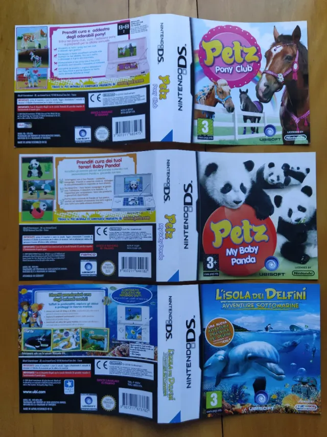 LOTE 18 Carátulas Originales de Juegos DS Nintendo