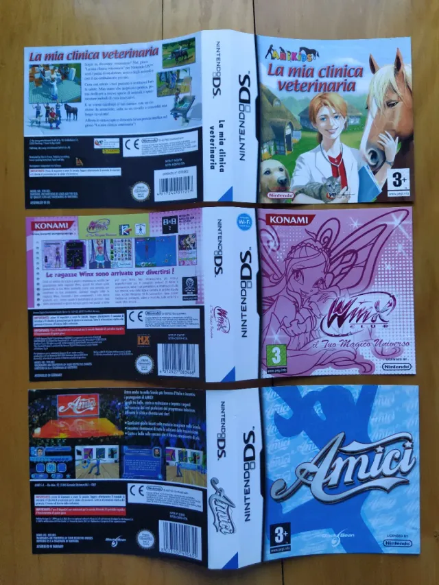 LOTE 18 Carátulas Originales de Juegos DS Nintendo