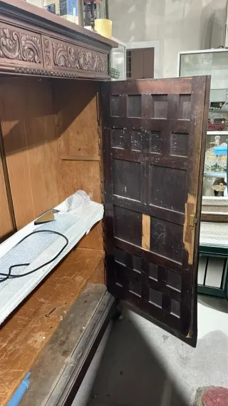 Mueble librero aparador madera de halla