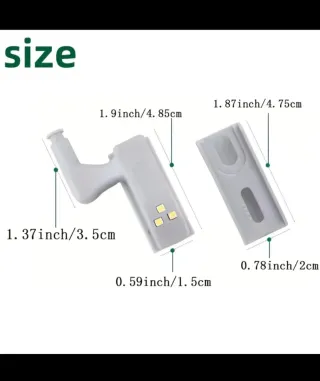10xLuces LED para Bisagras (Blanco Frío)