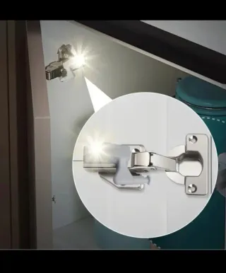 10xLuces LED para Bisagras (Blanco Frío)