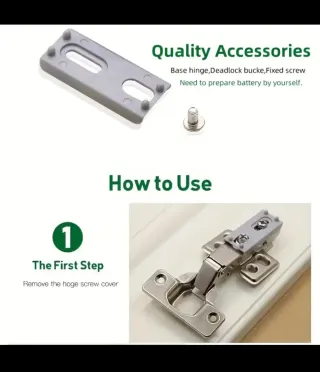 10xLuces LED para Bisagras (Blanco Frío)