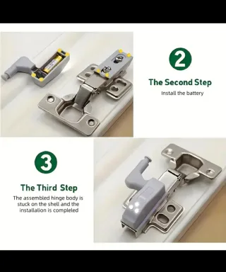 10xLuces LED para Bisagras (Blanco Frío)