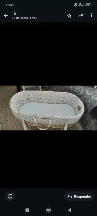 Moisés de bebé nuevo